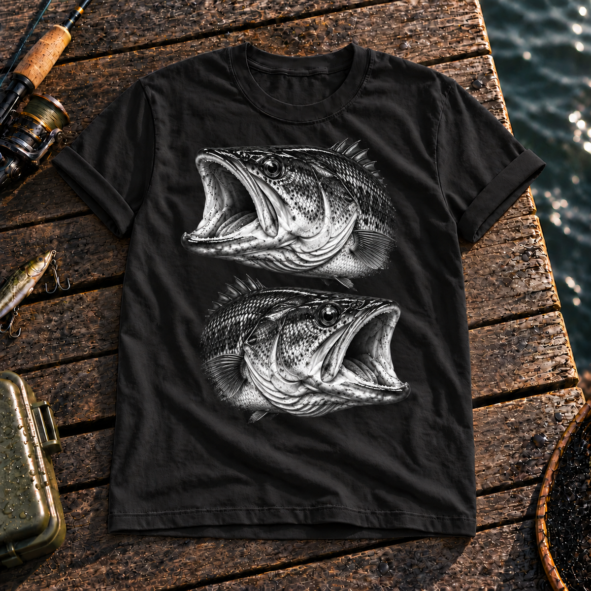 Fishing On Outdoor Cotton T-Shirt NL10080