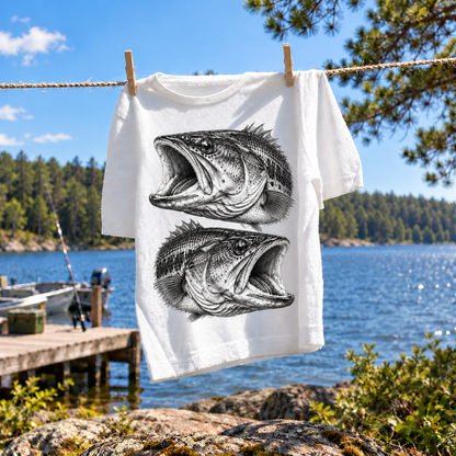 Fishing On Outdoor Cotton T-Shirt NL10080