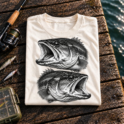 Fishing On Outdoor Cotton T-Shirt NL10080