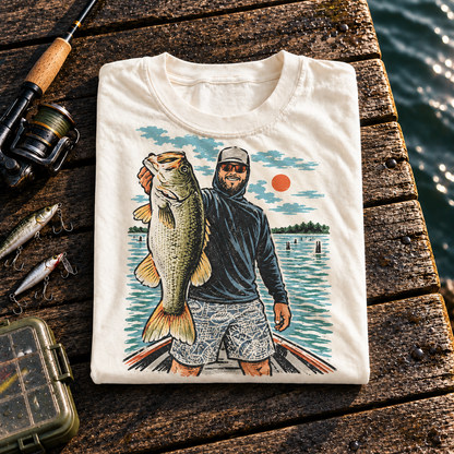 Fishing On Outdoor Cotton T-Shirt NL10082