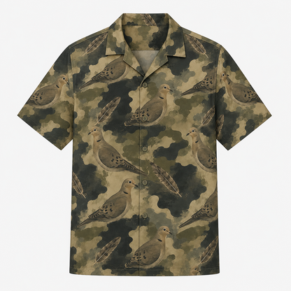 Dove Watercolor Camo Polo Shirt VCP1042