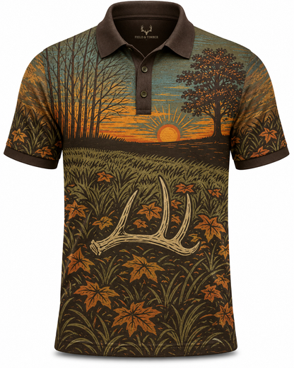Deer Hunting Field Polo Shirt VCP1012