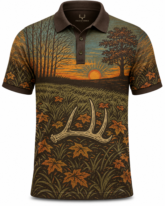 Deer Hunting Field Polo Shirt VCP1012