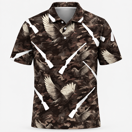Dove Hunting Camouflage Polo Shirt VCP1038