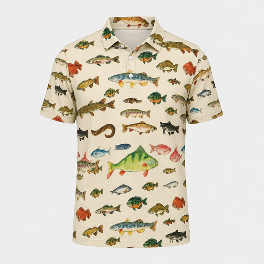 Freshwater Fish Collection Polo Shirt VCP1027