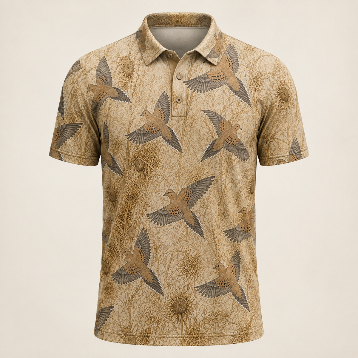 Mourning Dove Flying Polo Shirt VCP1025