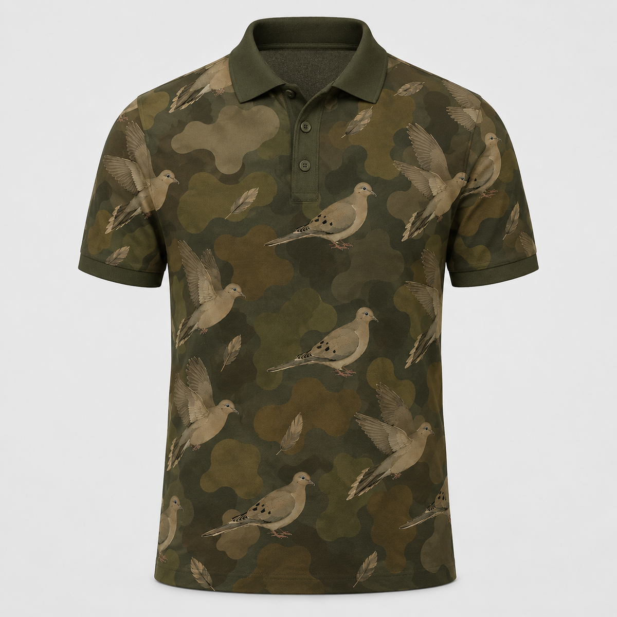 Dove Season Camouflage Polo Shirt VCP1026