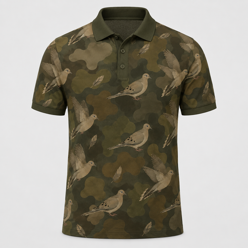 Dove Season Camouflage Polo Shirt VCP1026