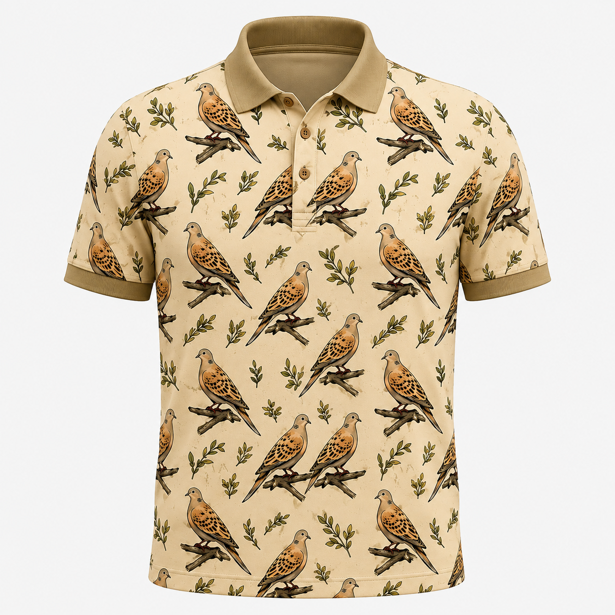 Wild Dove Pattern Hawaiian Shirt DVC2409