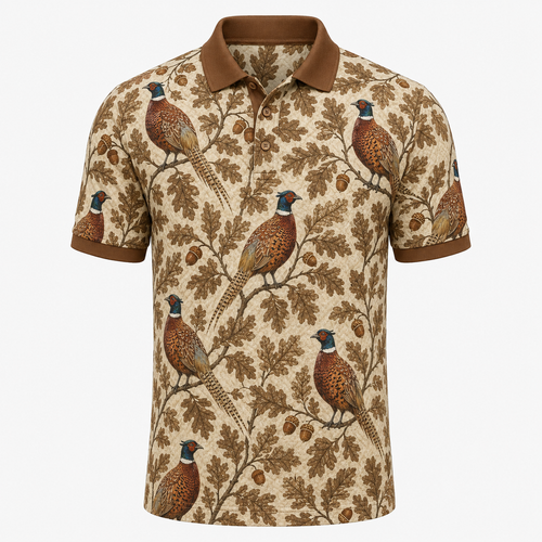 Ring Necked Pheasant Polo Shirt VCP1023