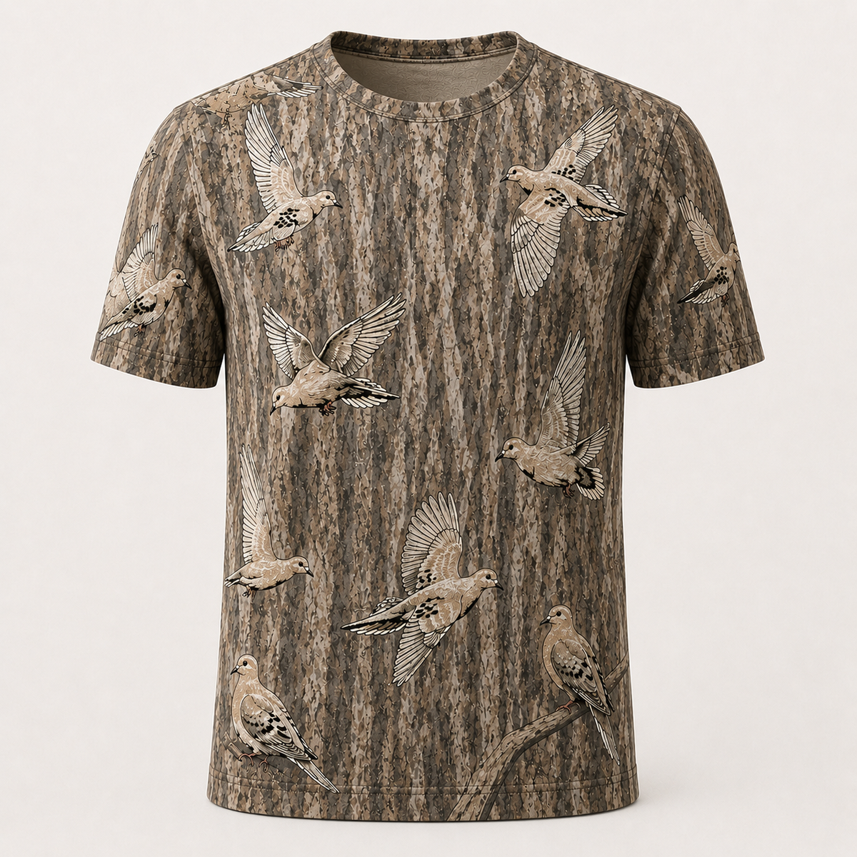 Bottomland Camo Dove Polo Shirt VCP1038