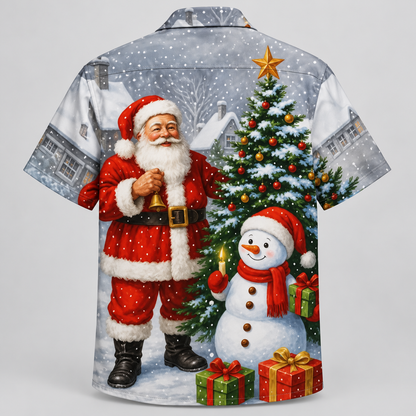 Festive Santa Christmas Hawaiian Shirt VC26106