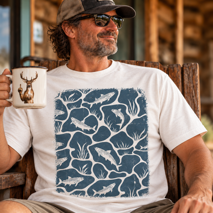 Fishing On Outdoor Cotton T-Shirt NL10127