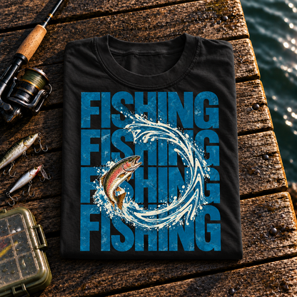Fishing On Outdoor Cotton T-Shirt NL10130