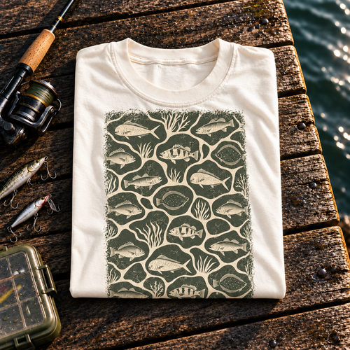 Fishing On Outdoor Cotton T-Shirt NL10128