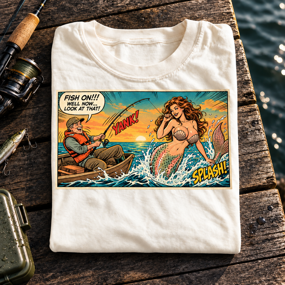 Fishing On Outdoor Cotton T-Shirt NL10071