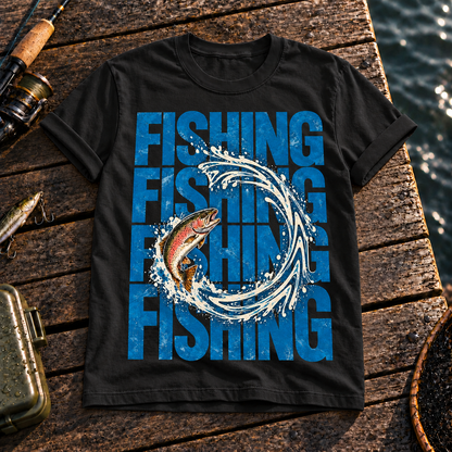 Fishing On Outdoor Cotton T-Shirt NL10130