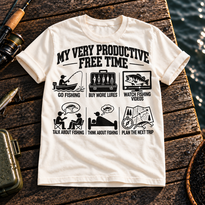 Fishing On Outdoor Cotton T-Shirt NL10124