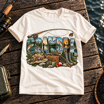 Fishing On Outdoor Cotton T-Shirt NL10133
