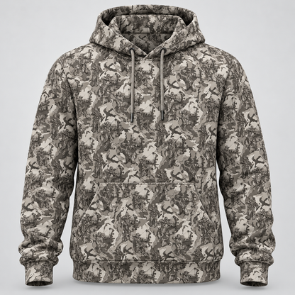 Bowhunting Deer Hunting Camo Pattern Hoodie vc1015