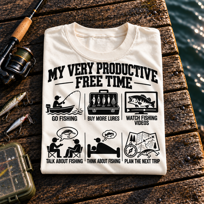 Fishing On Outdoor Cotton T-Shirt NL10125