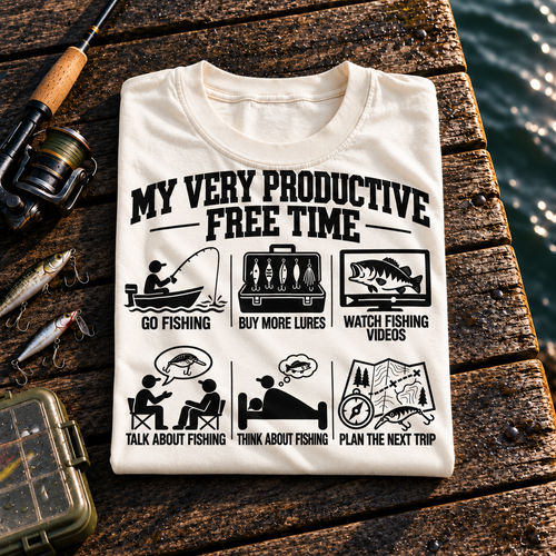 Fishing On Outdoor Cotton T-Shirt NL10125