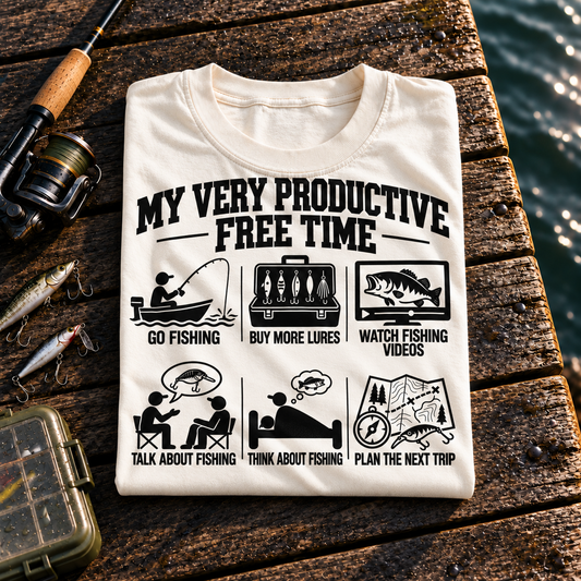 Fishing On Outdoor Cotton T-Shirt NL10125