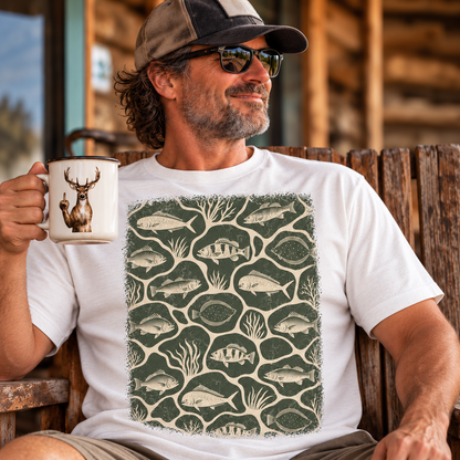 Fishing On Outdoor Cotton T-Shirt NL10128
