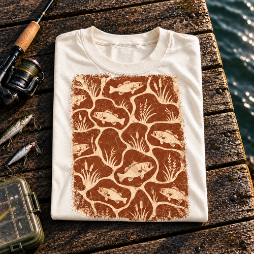 Fishing On Outdoor Cotton T-Shirt NL10124