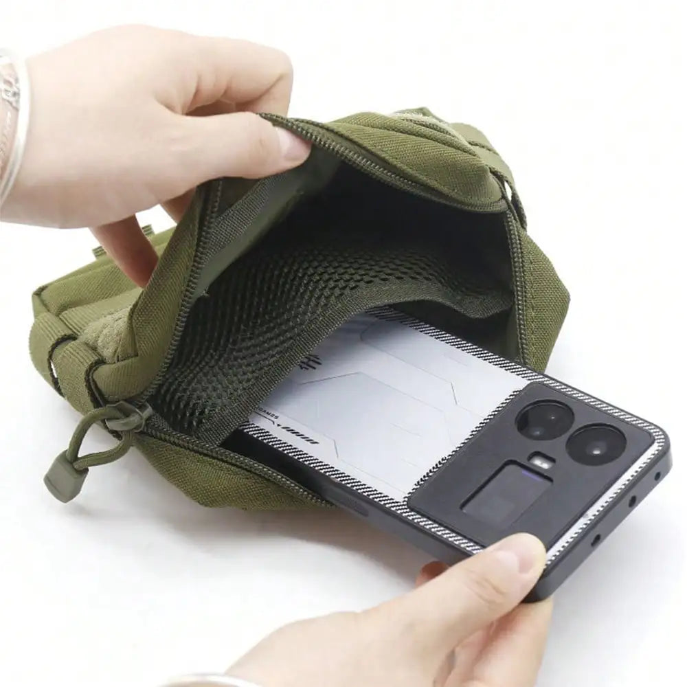 Outdoor EDC Hunting Tatical Molle Pouch Waist Pack Coin Cell Phone Bag