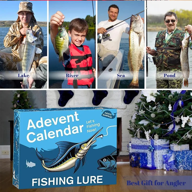24 Days Lure Advent Calendar Fishing 2026 Advent Calendar Fishing Gifts Fisherman