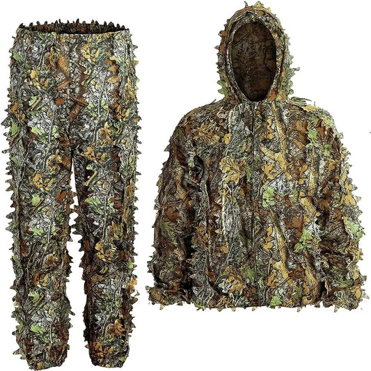 3D Leafy Camouflage Ghillie Suit for Hunting