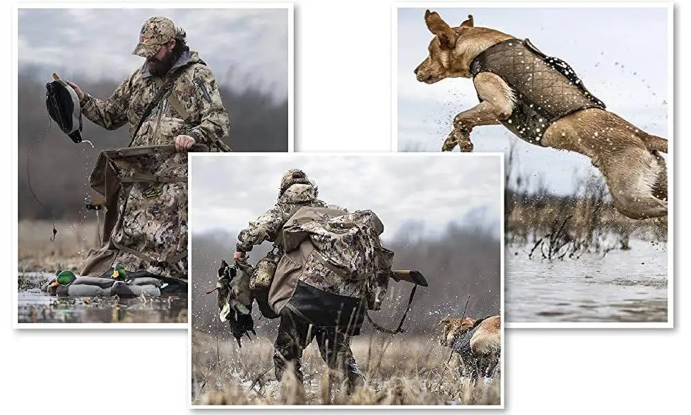 Neoprene Camo Dog Hunting Vest – Warm Protective Gear