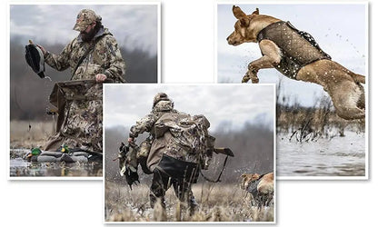 Neoprene Camo Dog Hunting Vest – Warm Protective Gear