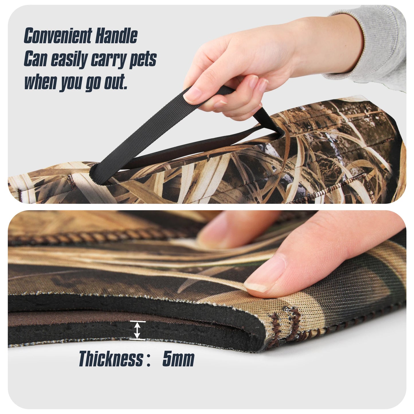 Neoprene Camo Dog Hunting Vest – Warm Protective Gear