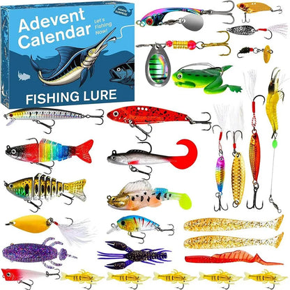 24 Days Lure Advent Calendar Fishing 2026 Advent Calendar Fishing Gifts Fisherman