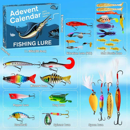 24 Days Lure Advent Calendar Fishing 2026 Advent Calendar Fishing Gifts Fisherman