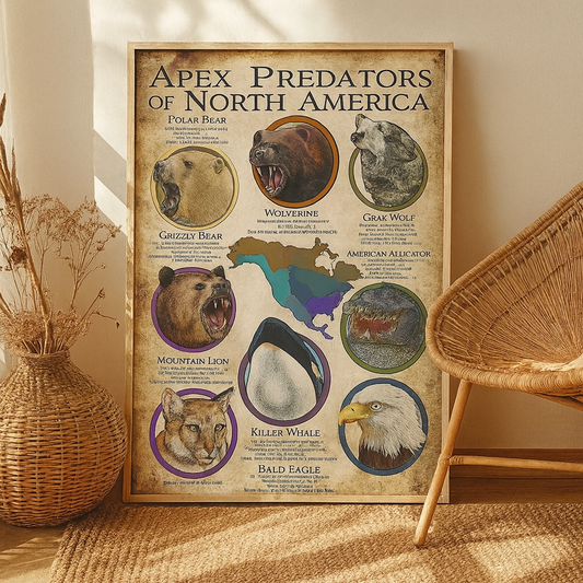 Animals USA Hunting Framed Canvas