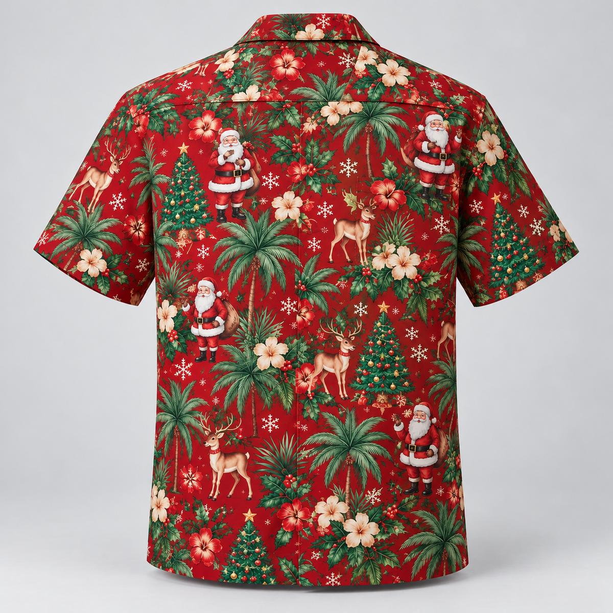 Vintage Santa Tropical Hawaiian Shirt VC231002