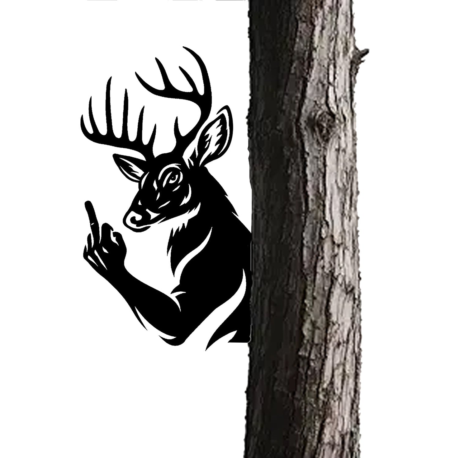 Funny Deer Hunting Metal Sign WITH LED/WITHOUT LED - Humorous Buck Yard Decor
