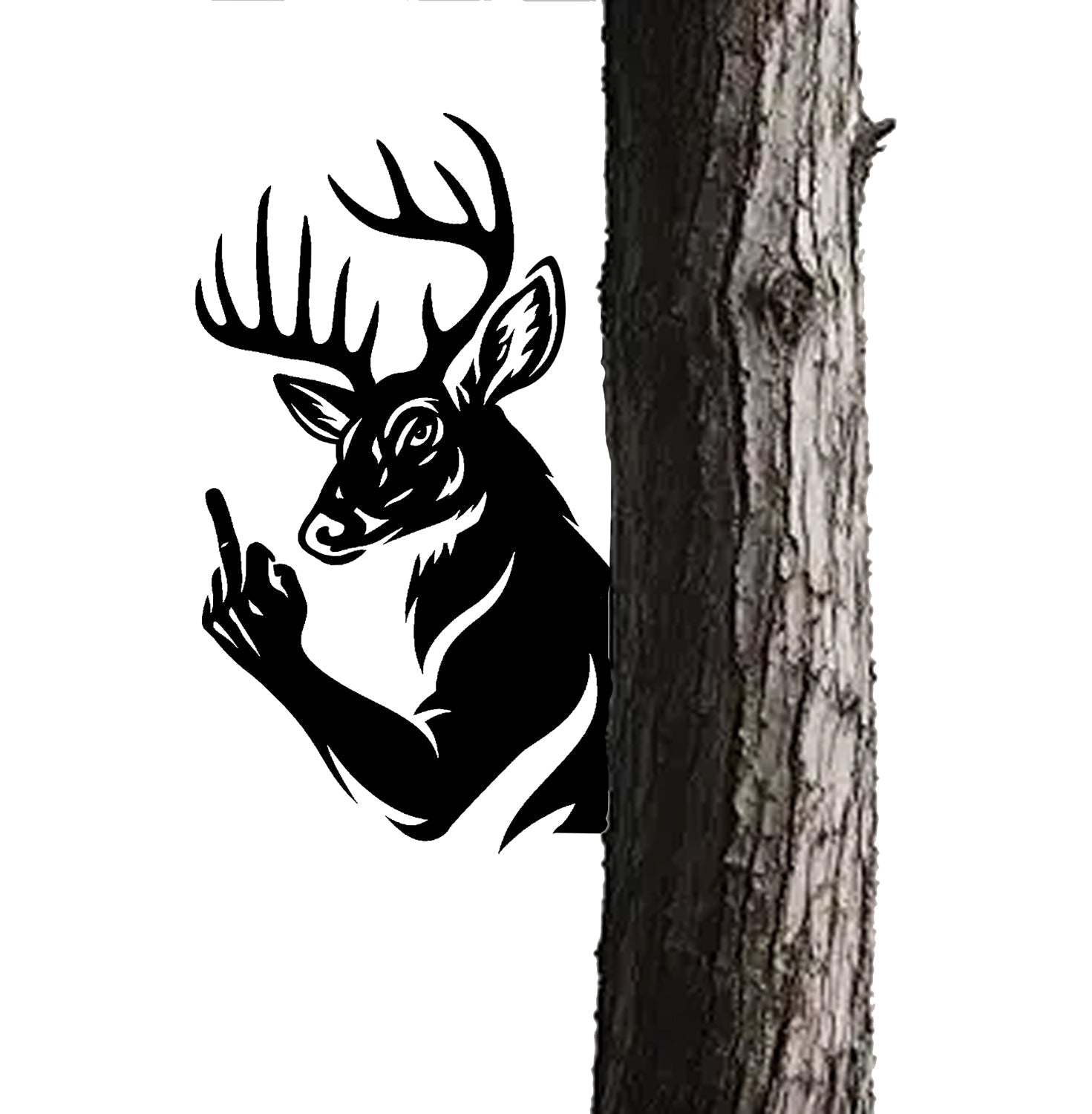 Funny Deer Hunting Metal Sign WITH LED/WITHOUT LED - Humorous Buck Yard Decor