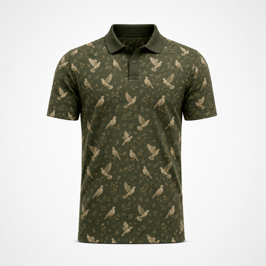Mourning Dove Toile Hunting Polo Shirt VCP1015