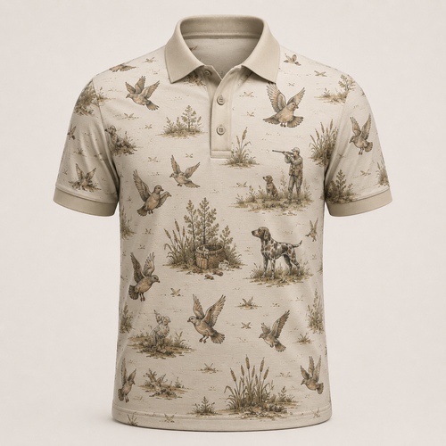 Dove Hunting  Polo Shirt VCP1005