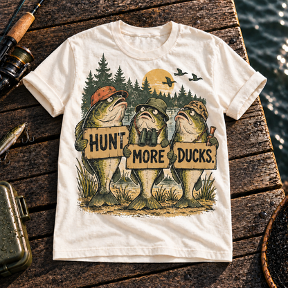 Fishing On Outdoor Cotton T-Shirt NL10097