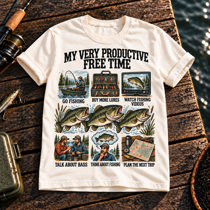 Fishing On Outdoor Cotton T-Shirt NL10098