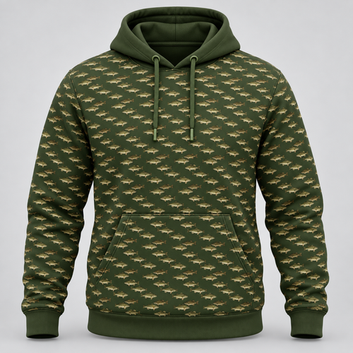 Fishing Bass Hunting Hoodie