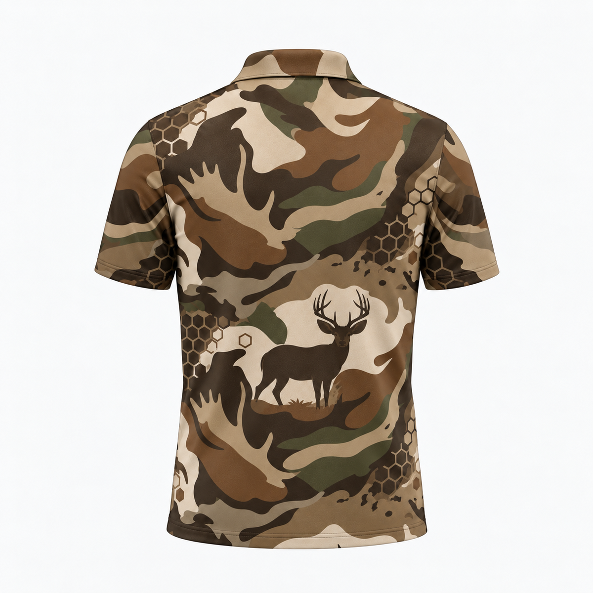 Mule Deer hunting polo shirt VC1110