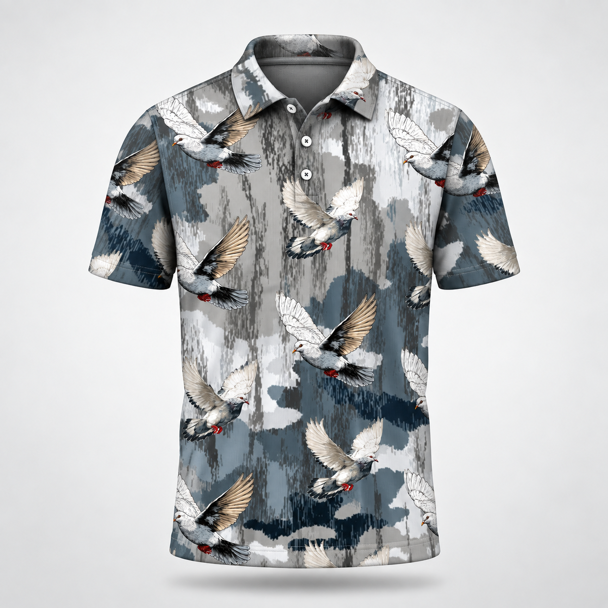 Dove Hunting Camouflage Polo Shirt VCP1039