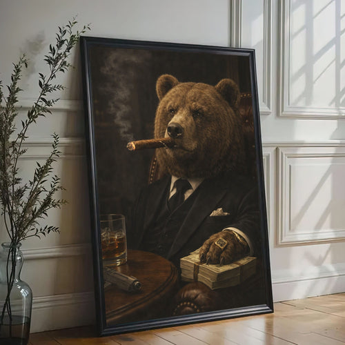 Gentleman Bear Wall Art