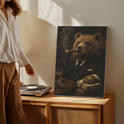 Gentleman Bear Wall Art